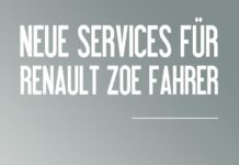 Neue Services fuer Renault Zoe Fahrer Z.E. Trip und Z.E. Pass